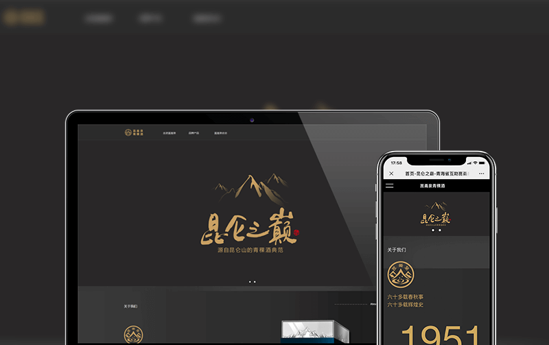 酒业网站建设-逸码科技开发案例
